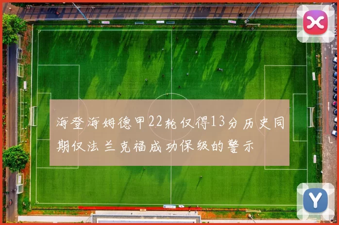 海登海姆德甲22轮仅得13分历史同期仅法兰克福成功保级的警示